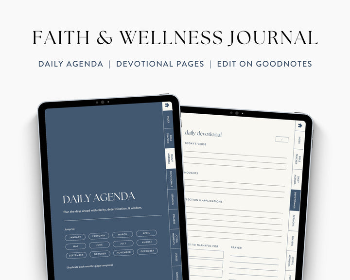 Digital Devotional & Wellness Journal for iPad & Tablet