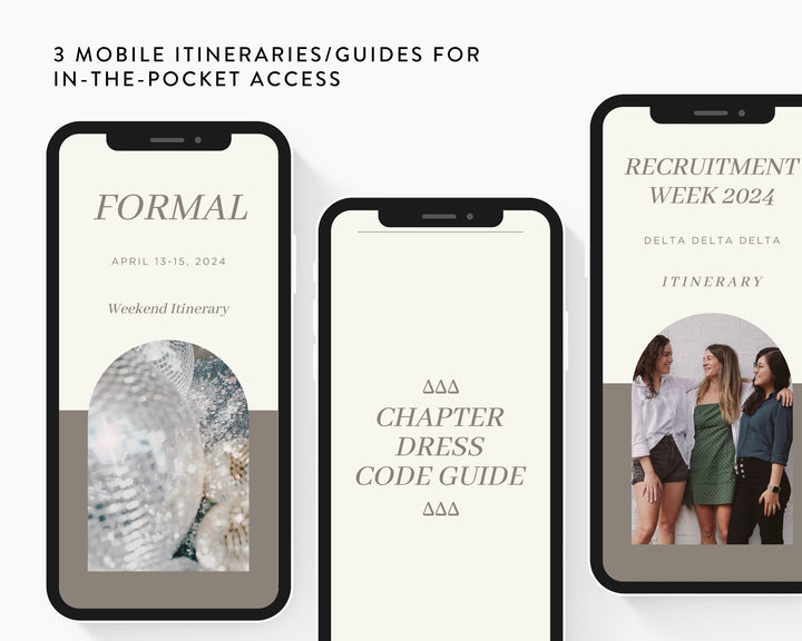 Ultimate Greek Life Digital Template Bundle | GREEN, Editable on Canva + Google Sheets, Digital Template Download, Sorority Templates