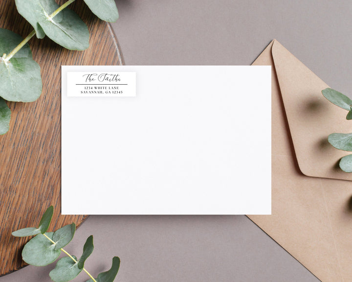 Custom Address Labels, Rectangular, Edit on Canva, Digital Download, Printable Return Address Labels Template, Digital Invitation Stickers